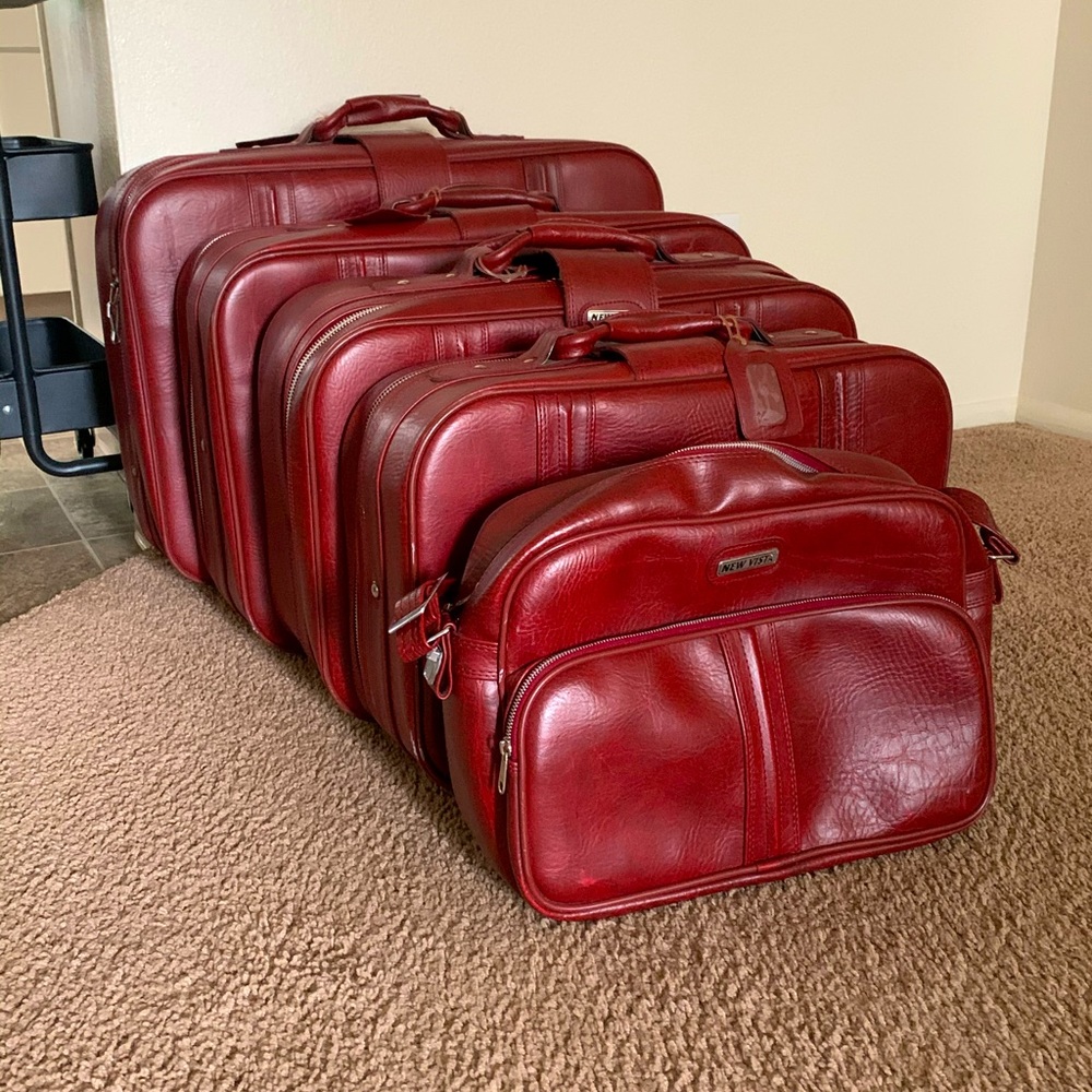 Vintage Luggage Set